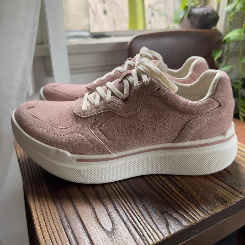 Ahnu Men's Suede Sneakers Casual Tennis Shoes Comfort Walking Fashion